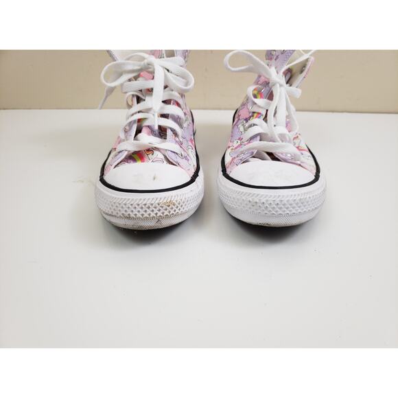 Converse All Star Chuck Taylor Unicorn Womens JR Size 5 Pink School Halloween - Picture 4 of 10